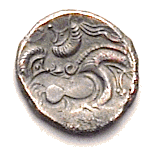 The reverse side of a Coriosolite coin