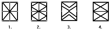 Four versions of the banner symbol